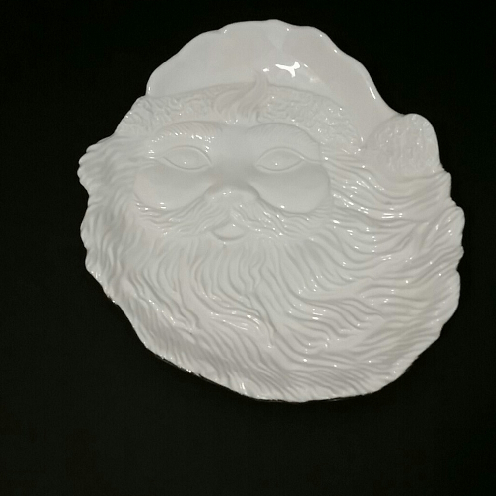 Mikasa Porcelain Cookies with Santa Plate